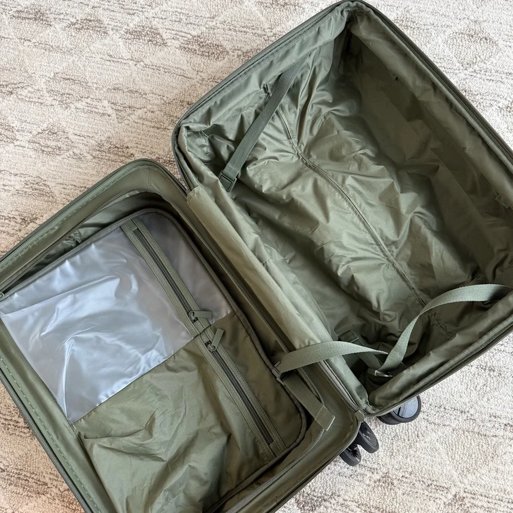 BEIS Carry On in Olive Suitcase - Picture 8 of 13
